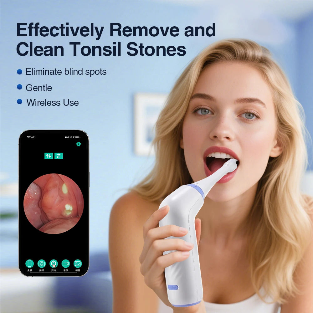 HD Visual Tonsil Stone Remover Vacuum Kit