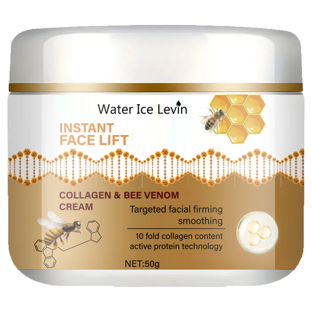Water Ice Levin Collagen Bee Venom Face Lift Cream Firming Moisturizer