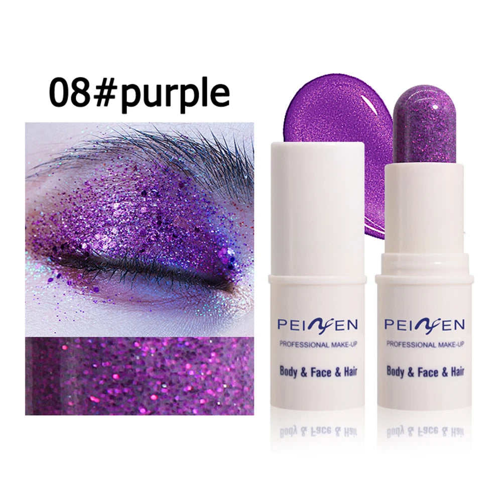 Peifen Glitter Makeup Stick Waterproof Face Body Highlighter - 27