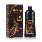 500ml Silver Hair Dye Shampoo Plant Extract Color Treatment