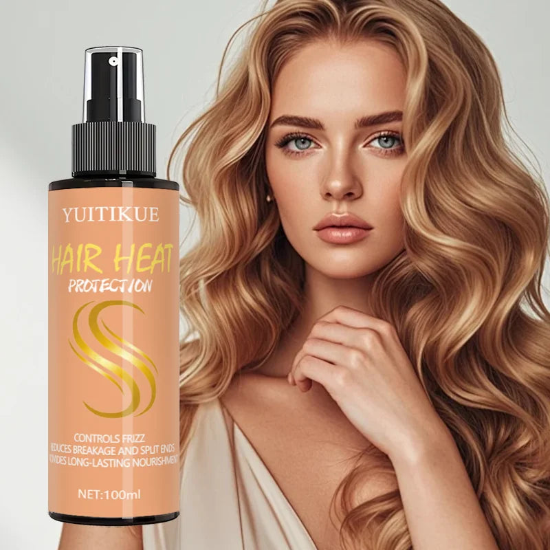 Hair Thermal Protection Spray 100ml Frizz Control and Heat Styling - 8