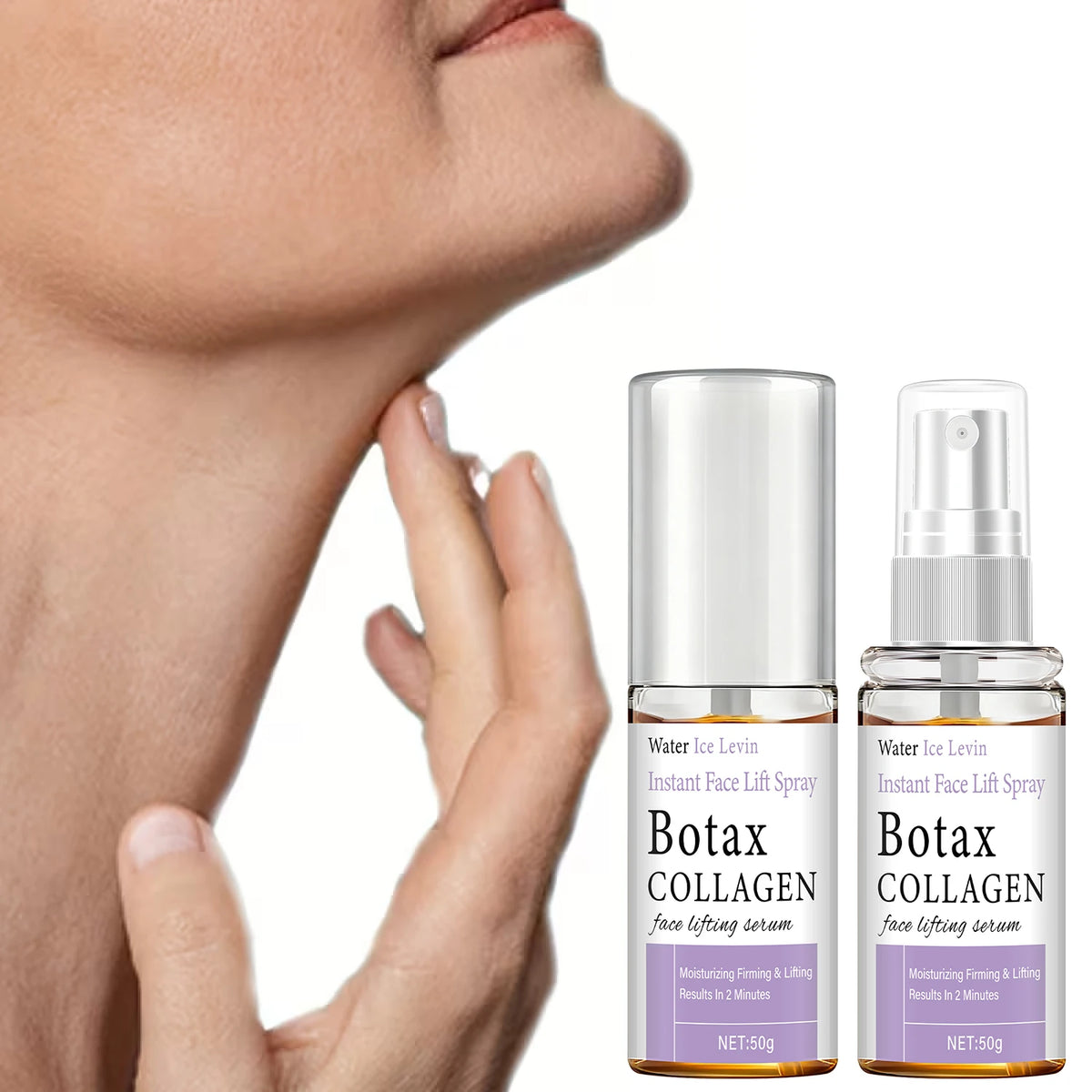 Instant Face Lift Spray Collagen Hyaluronic Acid Firming Serum 50g