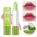 12PCS Aloe Vera Moisturizing Color Changing Lip Balm Set