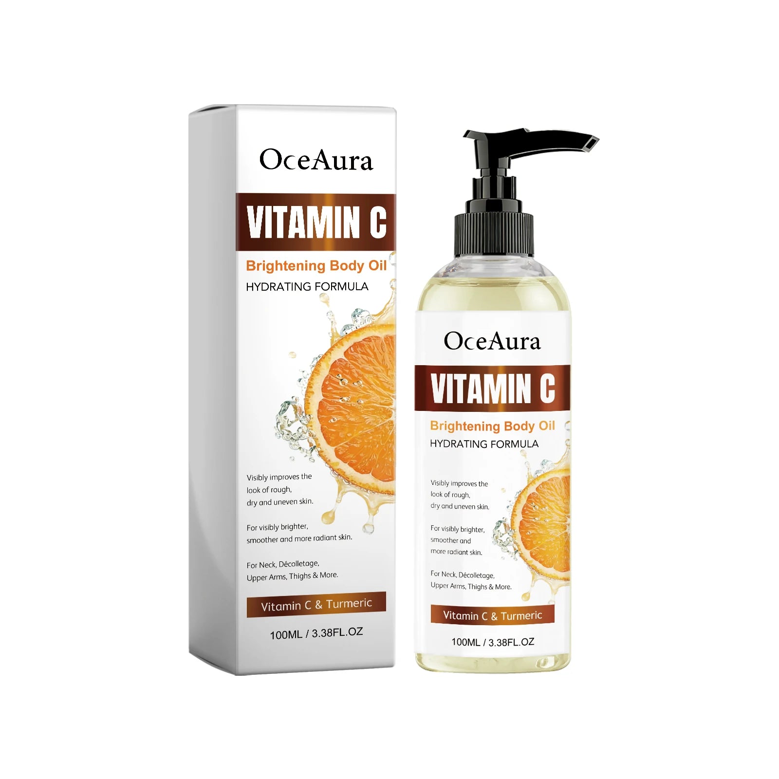 Turmeric Vitamin C Glow Body Oil for Brightening and Hydration - 19