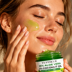 YUITIKUE Aloe Vera and Coconut Oil Moisturizing Body Gel Cream