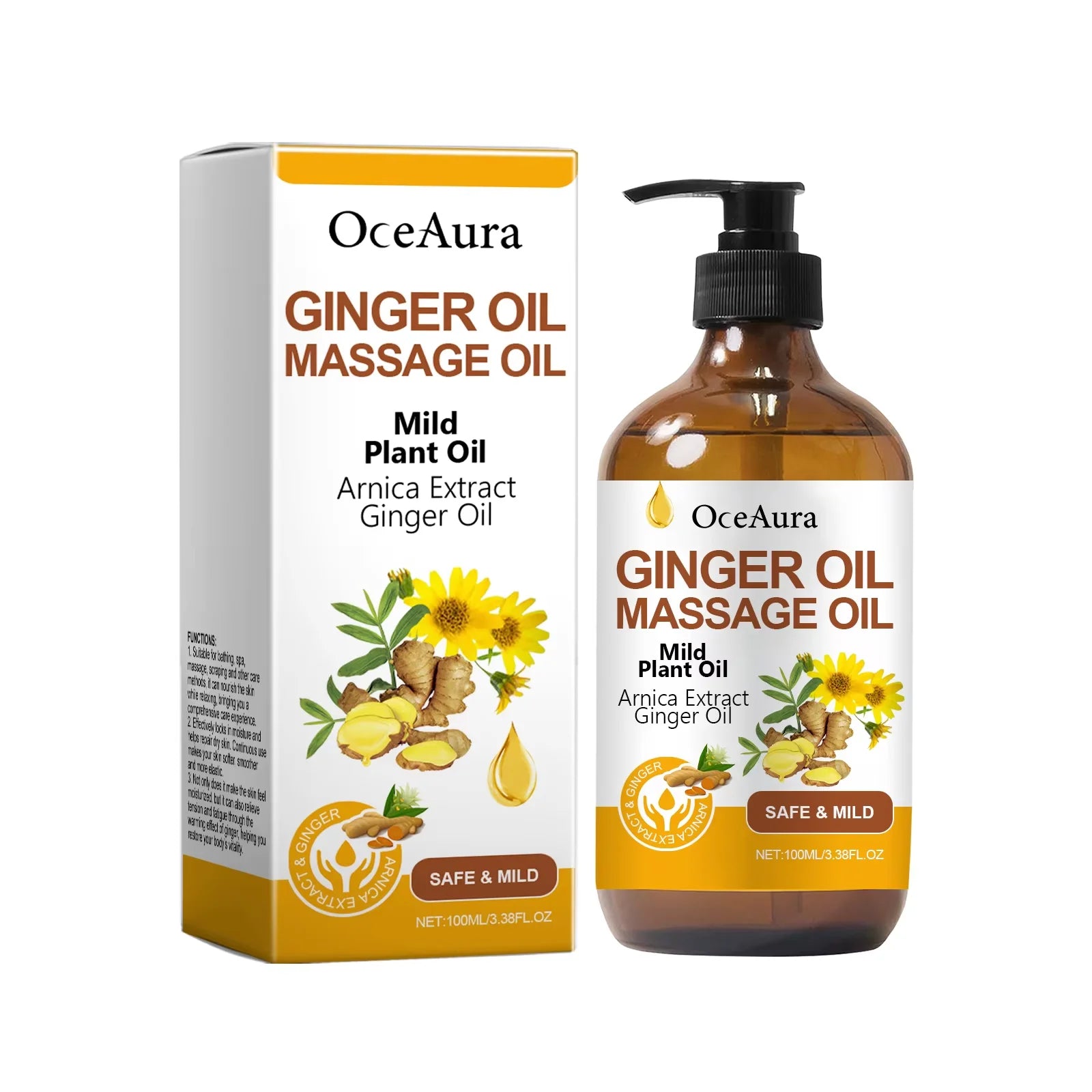 Ginger Massage Oil for Muscle Relief and Skin Nourishment - 18