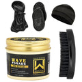 Shea Butter Hair Pomade with Wave Brush and Silk Rag Cap Set