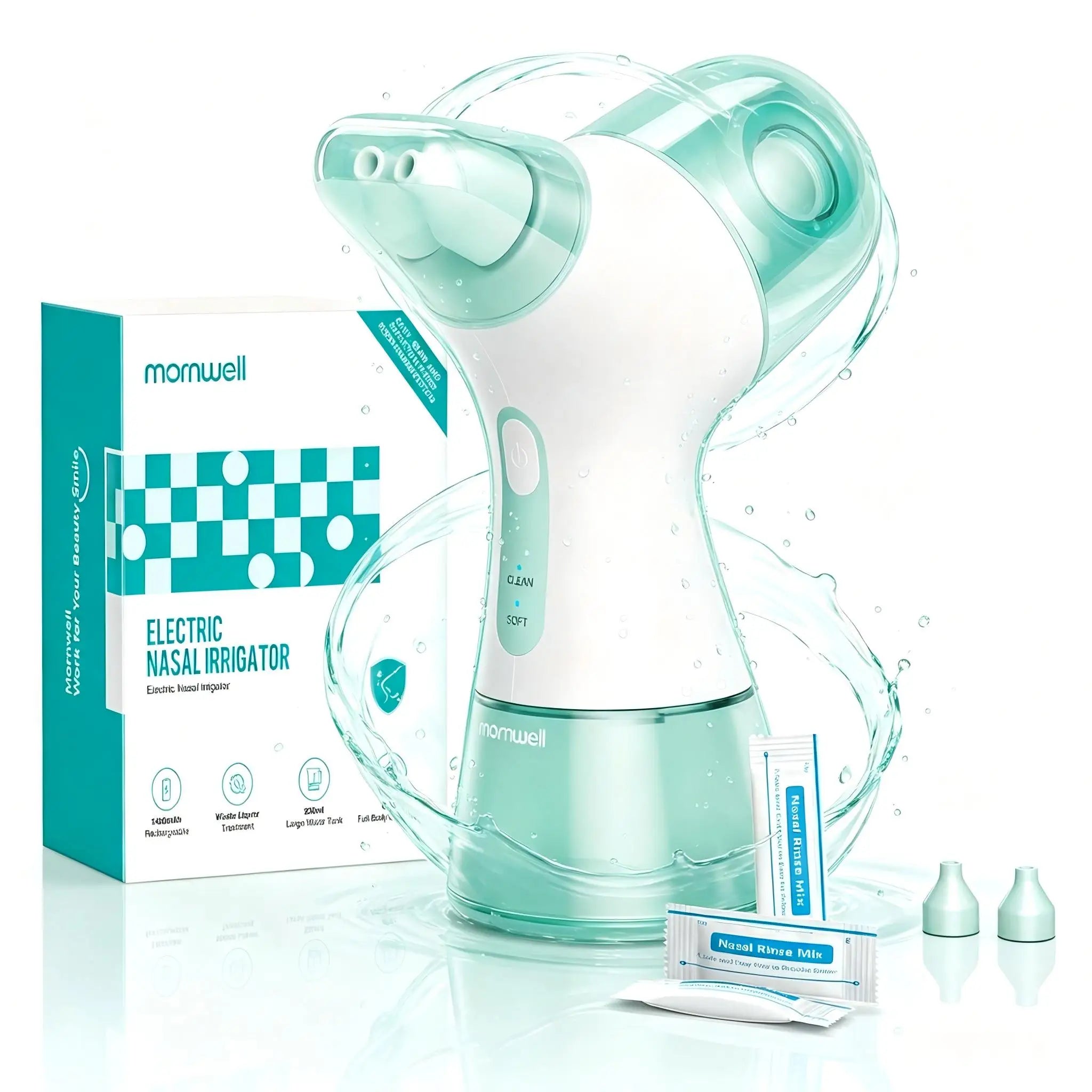 Electric Nasal Irrigator for Sinus Relief and Congestion - 1