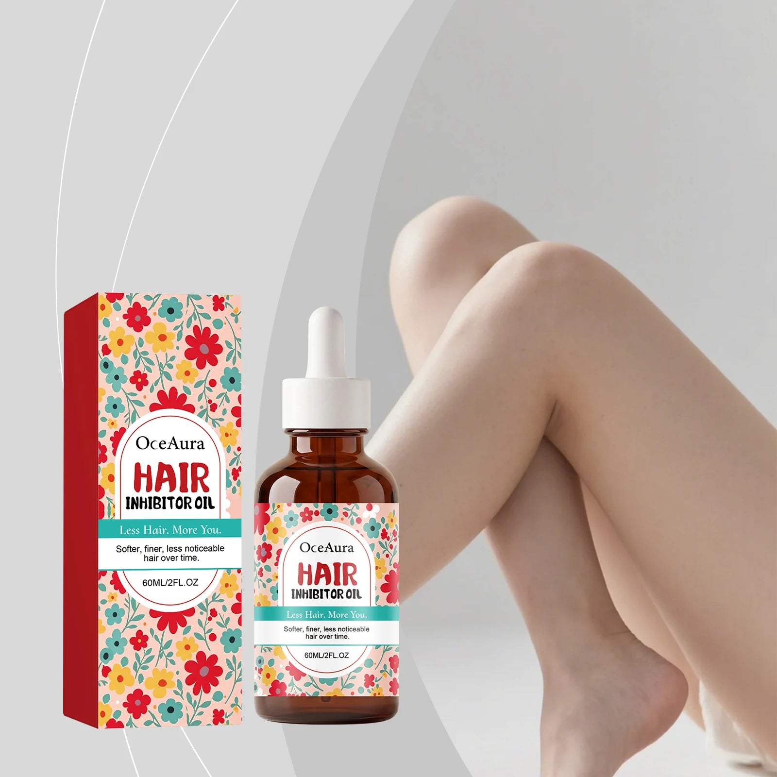 OceAura Hair Inhibitor Oil Post Depilation Soothing Serum - 1