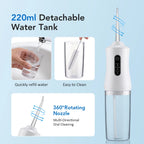 Portable Cordless Water Flosser for Teeth Cleaning