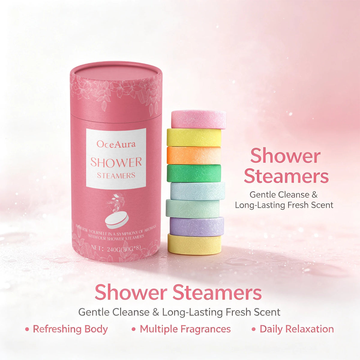 Aromatherapy Shower Steamers for Stress Relief
