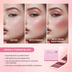 2-in-1 Cream and Powder Blush Palette