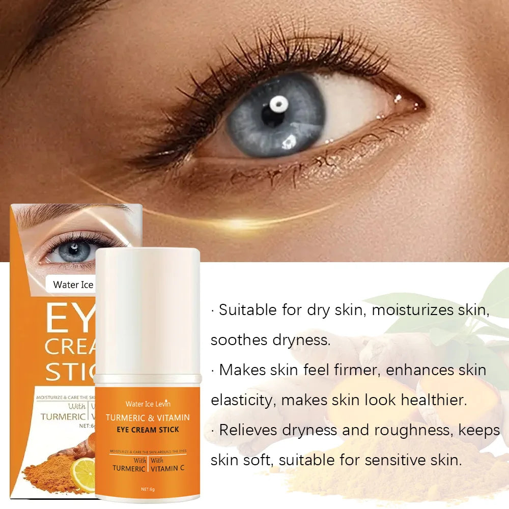 Turmeric Vitamin C Eye Cream Stick Dark Circle Corrector Eye Serum
