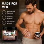Mens Intimate Hair Removal Cream Painless Body Depilatory for Sensitive