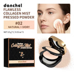 Collagen Infused Oil Control Pressed Powder for Flawless Matte Finish