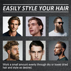 Goiple Men Hair Pomade Strong Hold High Shine Styling Gel Wax 113g