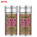 75g Castor Oil Hair Wax Stick for Frizz Control and Edge Styling