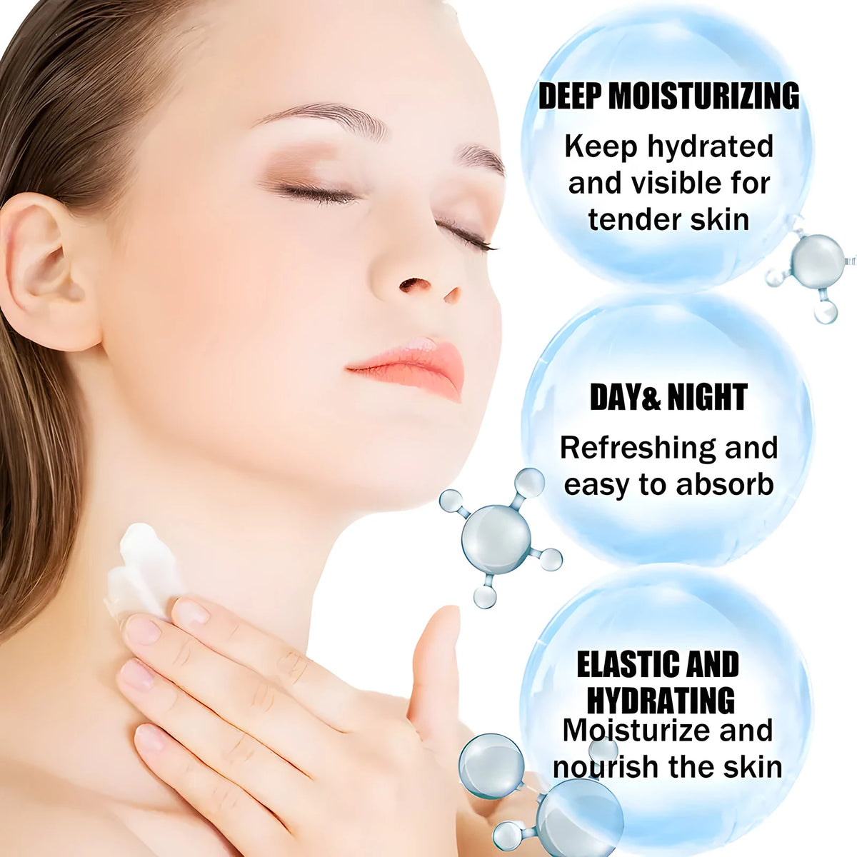 Water Ice Levin Retinol Neck Cream Firming and Lifting Collagen Lotion