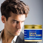 Wozutunt Mens Natural Matte Styling Cream Medium Hold Hair Clay 120g