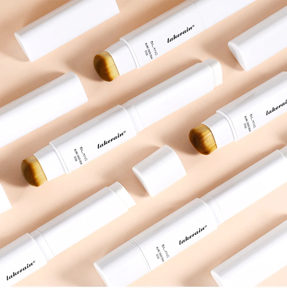 Color-Adapting Foundation Stick with Built-in Blending Brush