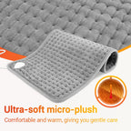 Electric Heating Pad with Waist Belt for Pain Relief and Warmth