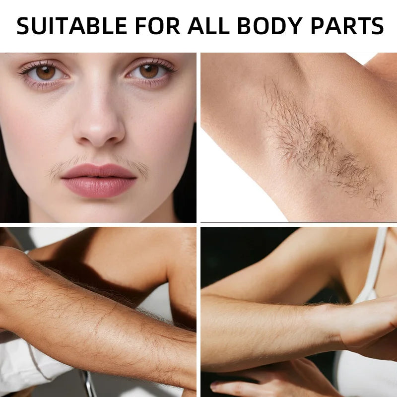 YUITIKUE Unisex Hair Removal Cream Coconut Oil Body Depilatory 100g