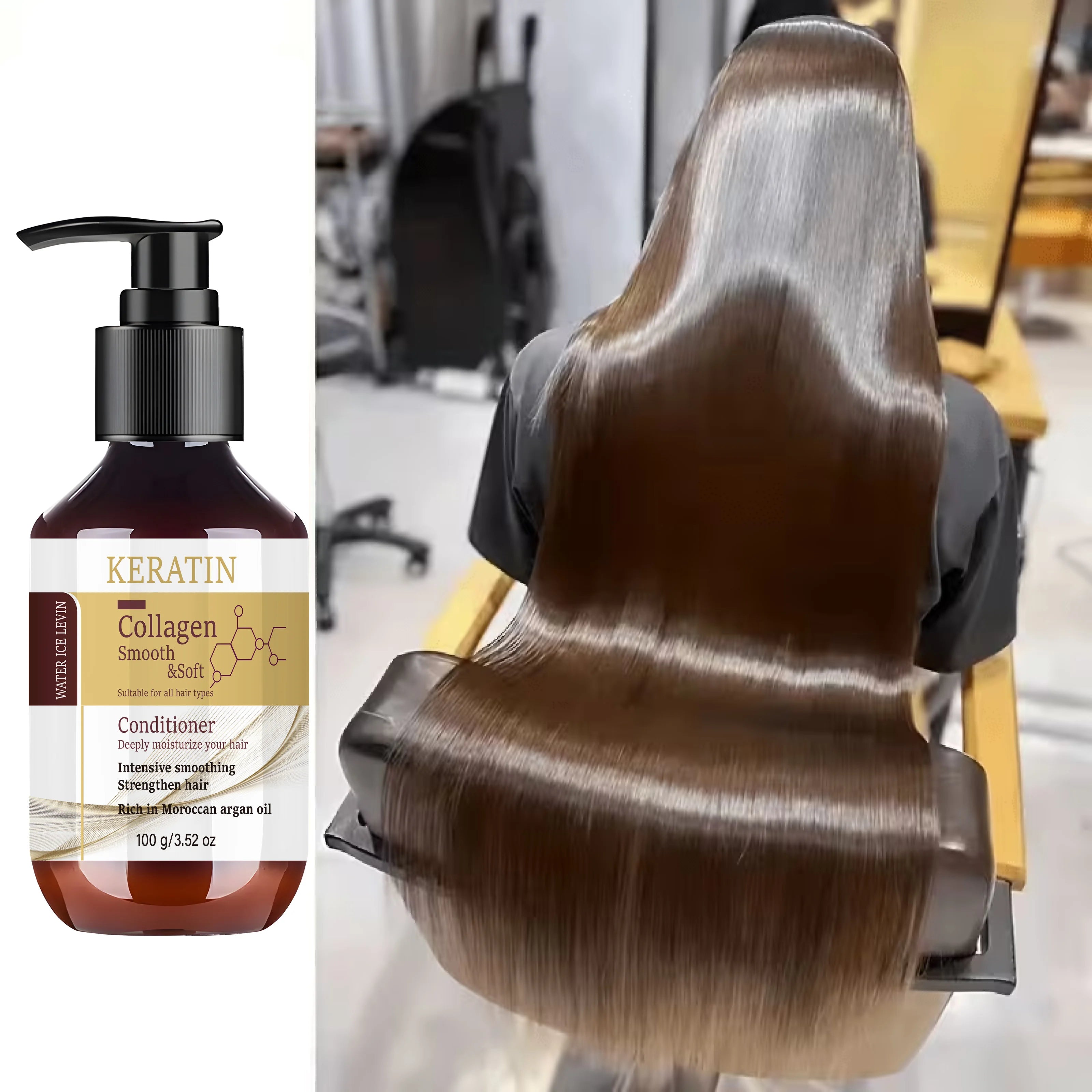 Keratin Collagen Hair Conditioner with Rosemary and Argan Oil 100g