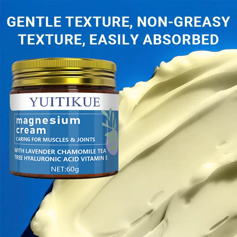 YUITIKUE Magnesium Body Lotion Night Moisturizer for Muscle and Joint Care