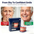 Instant Smile Cosmetic Dentures for Full Mouth