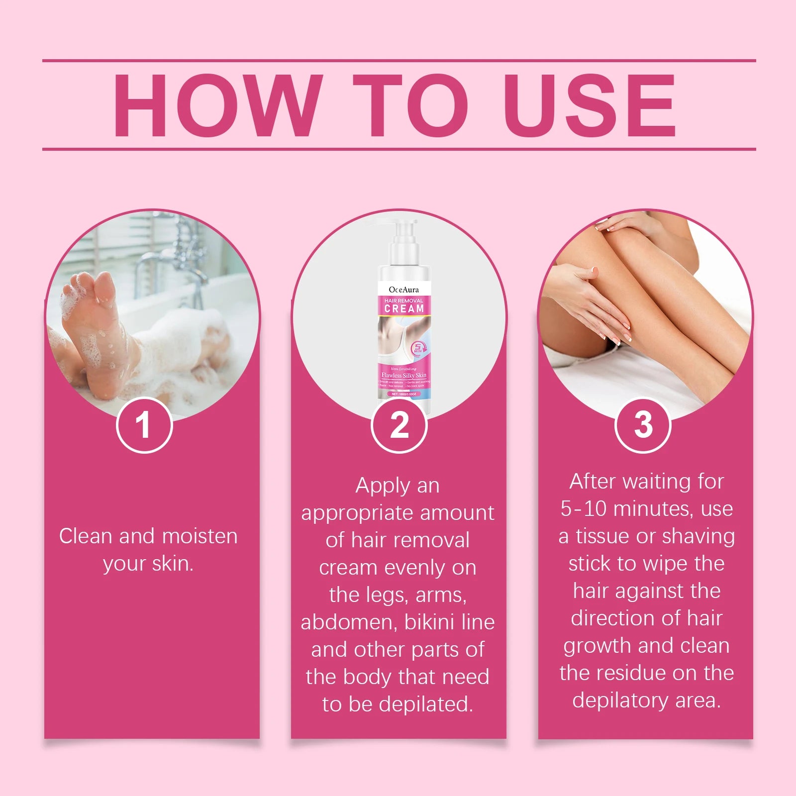 Gentle Hair Removal Cream for Full Body Smooth Skin - 13