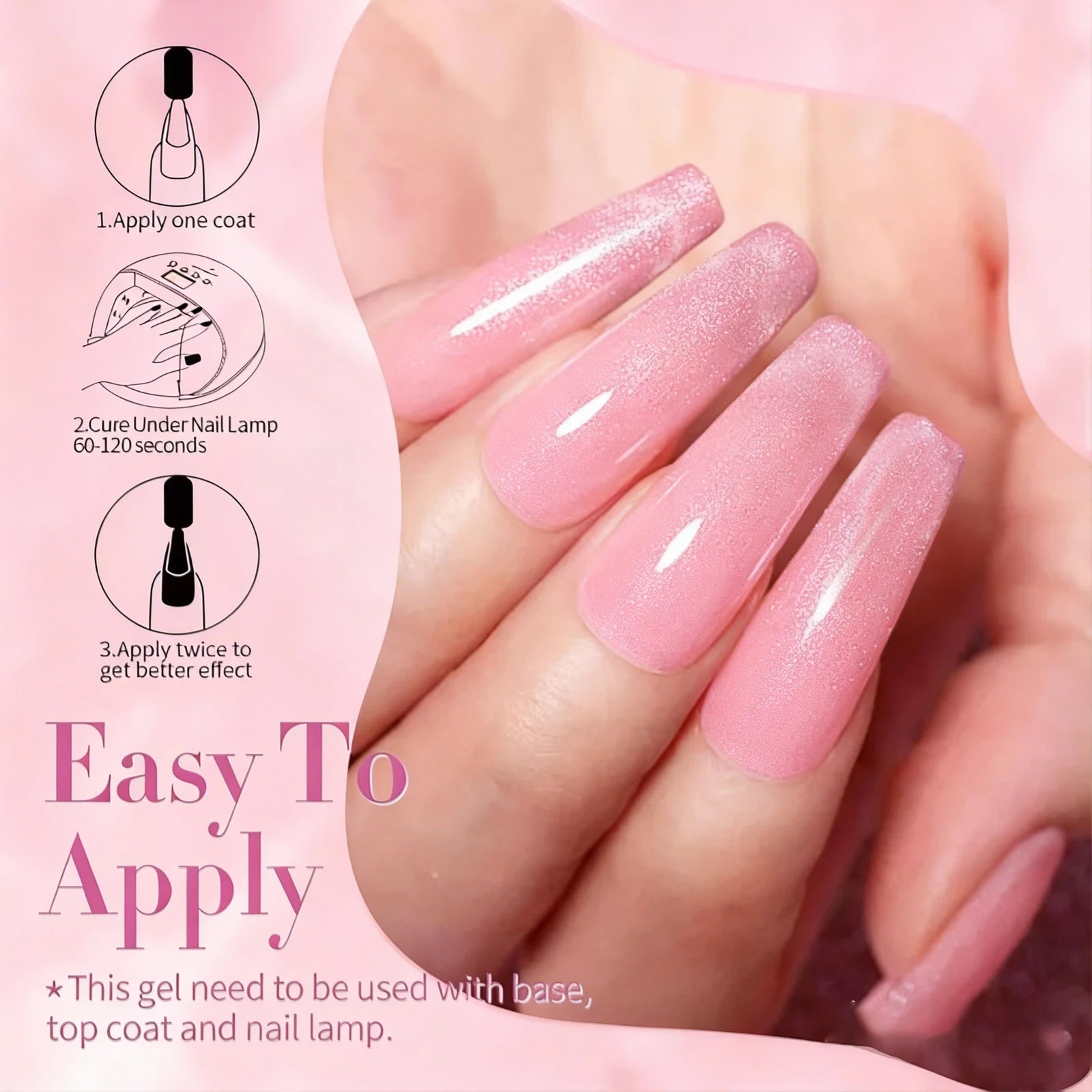 Yurhersu Long Lasting Gel Nail Polish Soak Off UV LED Manicure Varnish - 5