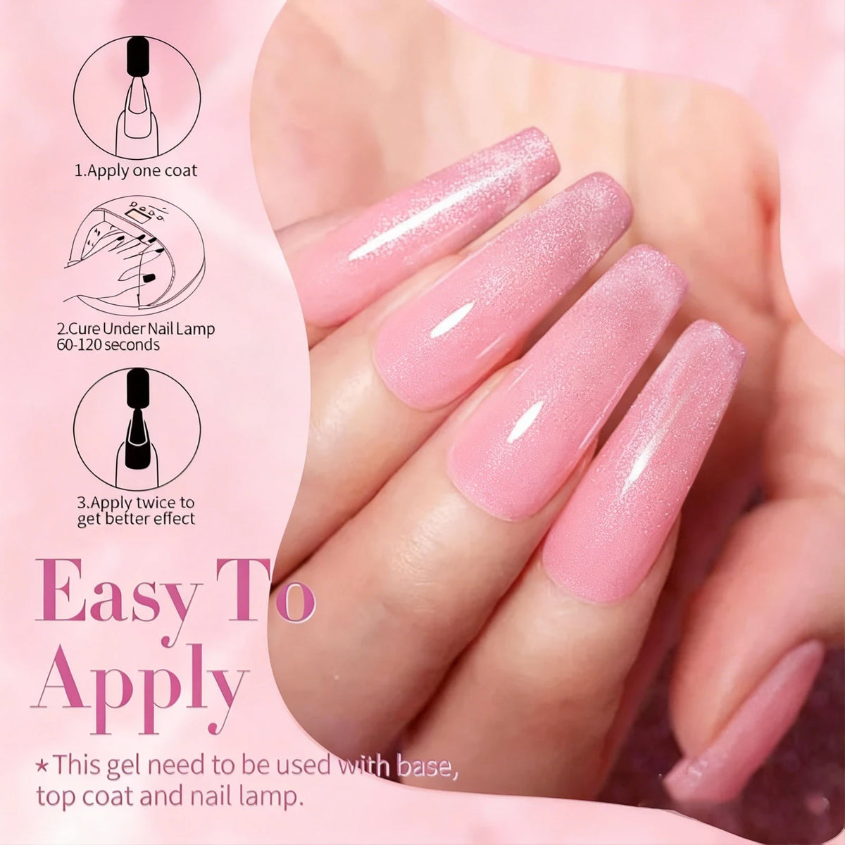 Yurhersu Long Lasting Gel Nail Polish Soak Off UV LED Manicure Varnish