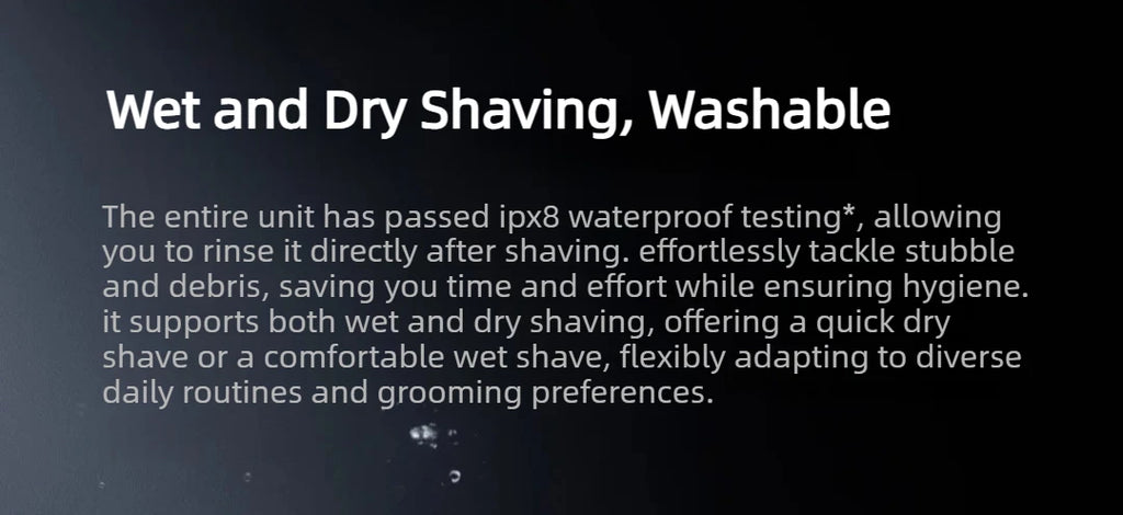 MIJIA Electric Shaver Pro 360 Floating Head Waterproof Beard Trimmer