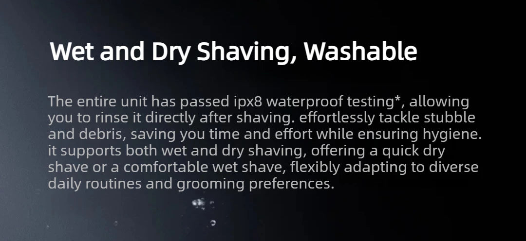 MIJIA Electric Shaver Pro 360 Floating Head Waterproof Beard Trimmer