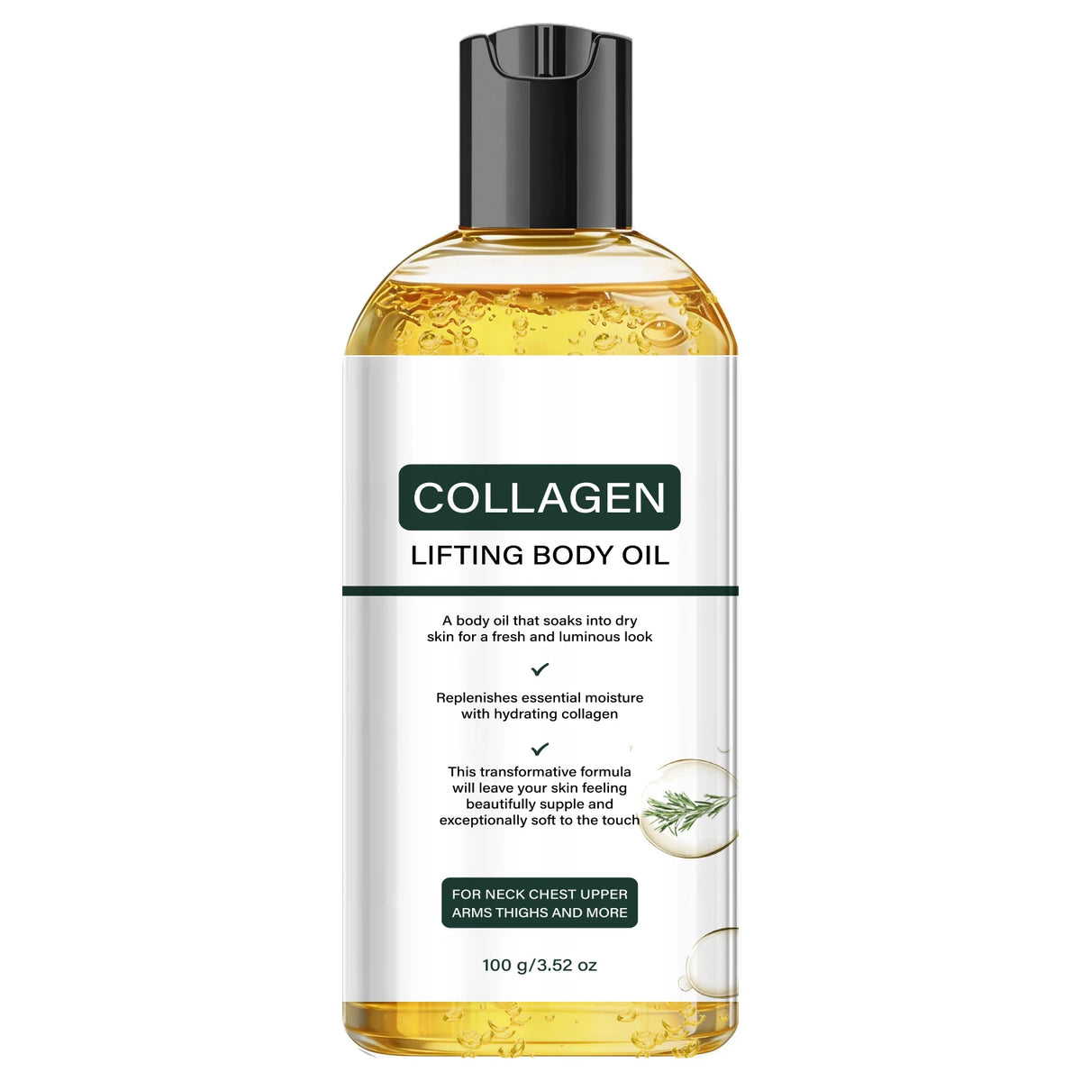 Collagen Hyaluronic Acid Body Oil Firming and Moisturizing Skincare