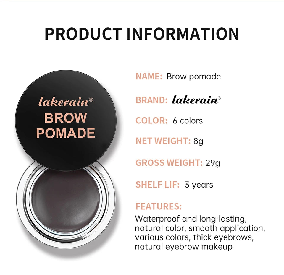Long-Lasting Waterproof Eyebrow Pomade for Natural Definition - 14