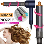 40mm Curling Attachment for Dyson Supersonic Hair Dryer Styler Tool