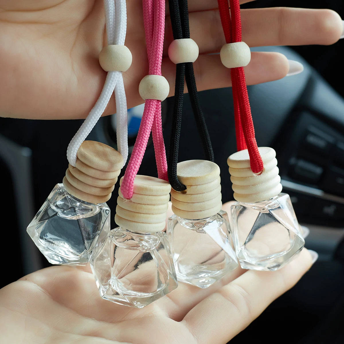 4 Pack Car Air Freshener Hanging Diffuser Interior Fragrance Set - 5