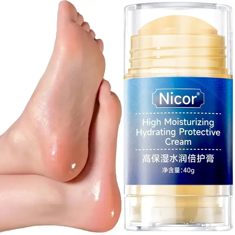 Nicor Moisturizing Foot Cream Stick for Dry Cracked Skin Care - 10