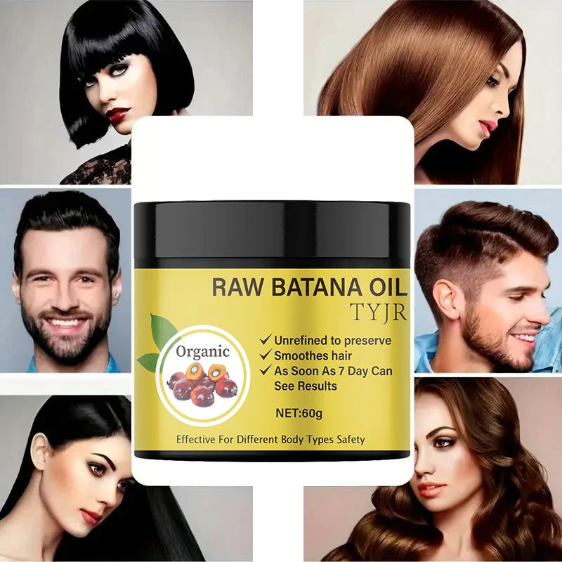 Raw Batana Oil Hair Mask for Repair and Scalp Nourishment 60g