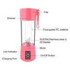 Portable USB Mini Juicer Blender 6 Blade Fruit Mixer Cup