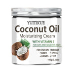 YUITIKUE Coconut Oil Moisturizing Body Cream for Dry Skin 100g