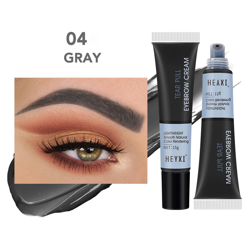 Heyxi Waterproof Tear Off Eyebrow Tint Cream Long Lasting Brow Gel - 13
