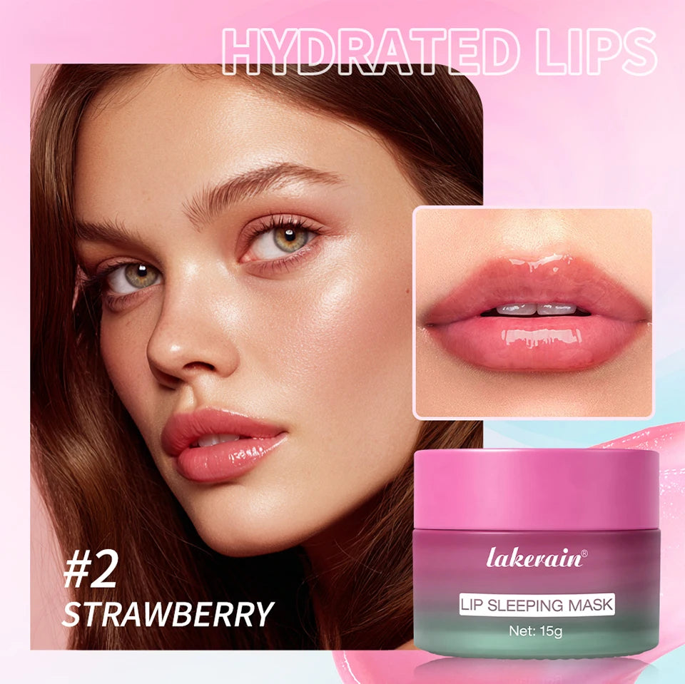 Dual-Color Hydrating Lip Sleeping Mask for Dry Lips