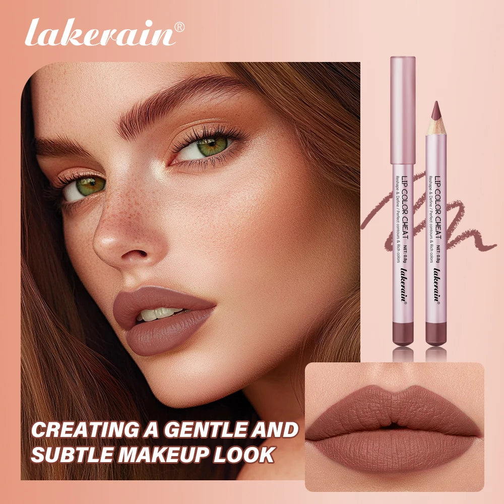 Waterproof Long-Lasting Matte Lip Liner Pencil Set