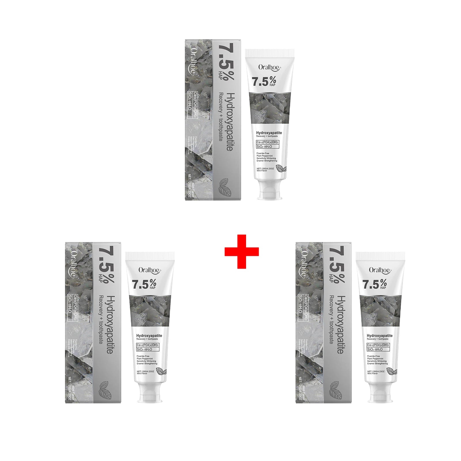 Hydroxyapatite Enamel Repair and Whitening Toothpaste - 20