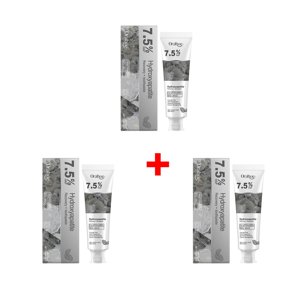 Hydroxyapatite Enamel Repair and Whitening Toothpaste