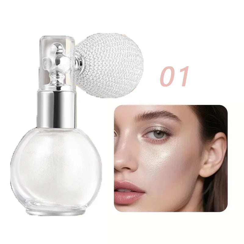 Flash Spray Glitter Highlighter Makeup for Face Body and Neck - 7