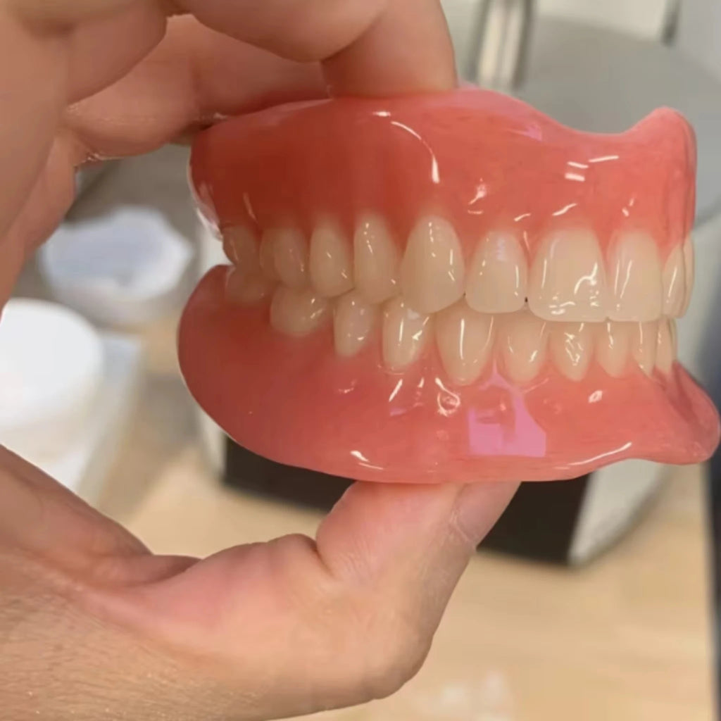 Full Mouth Denture Set with Cleaning Kit