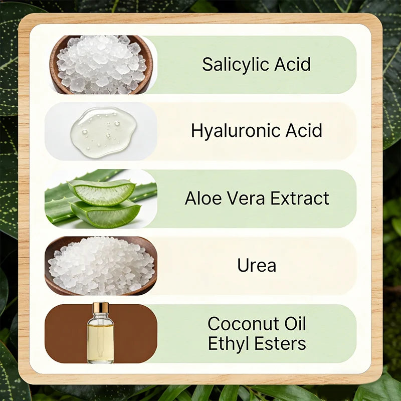 Yuitikue 42% Urea Cream with Salicylic Acid for Dry Skin and Cracked Heels